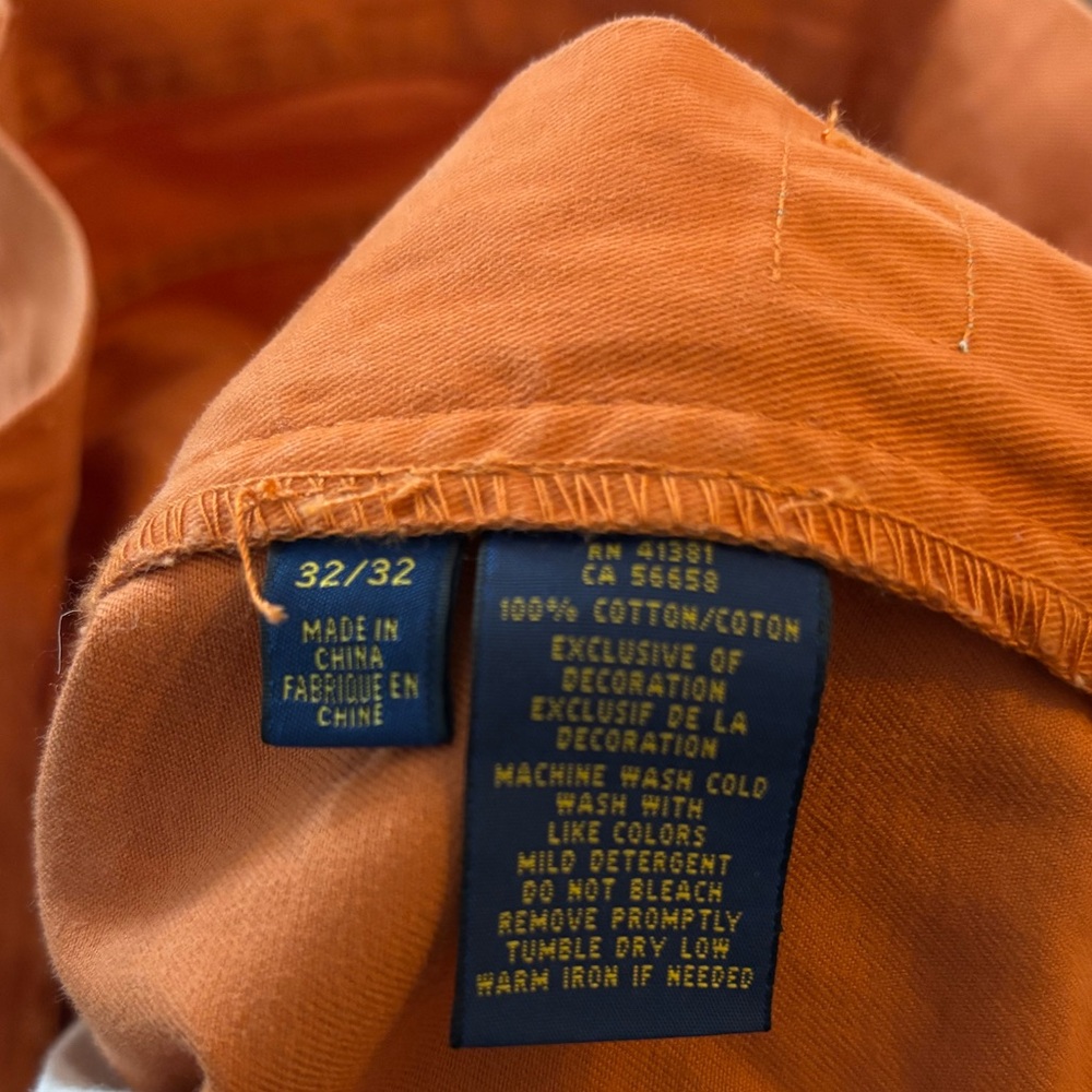 Polo By Ralph Lauren Polo Orange Pants, 32/32 - image 4